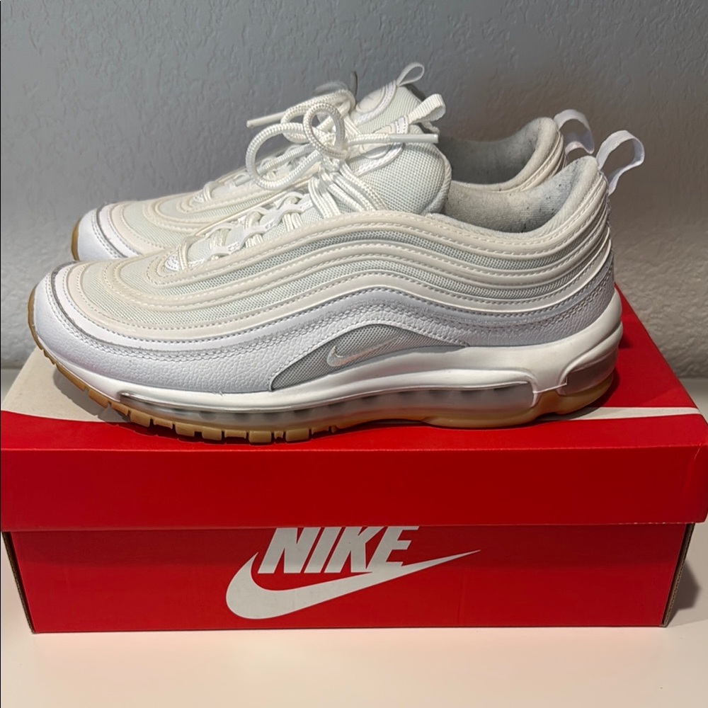 Nike Air Max 97 White with Gum Sole